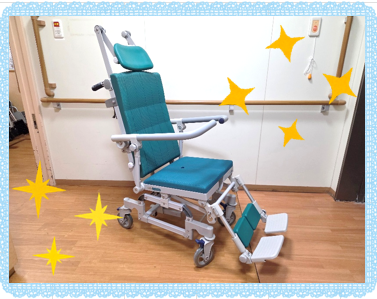 「安心して入浴♨️ Newシャワーチェア(^O^)/」